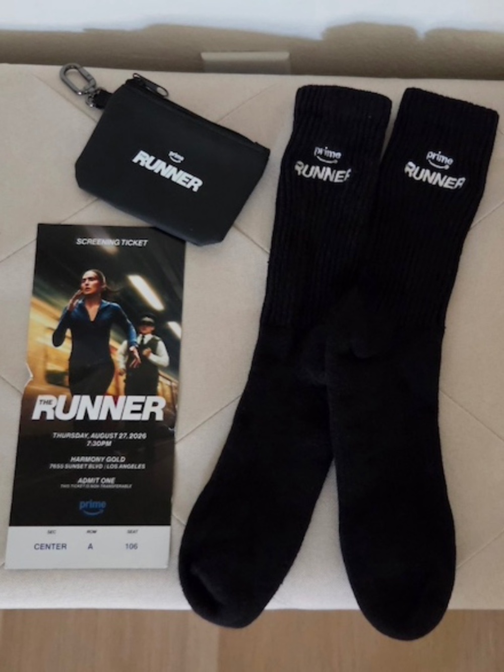 Amazon Prime's "The Runner" Collectible Branded Merchandise, Gal Gadot
